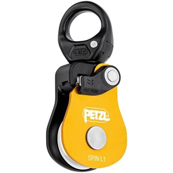 PETZL Unisex Spin L1 Simple Pulley with Very High Output with Walker