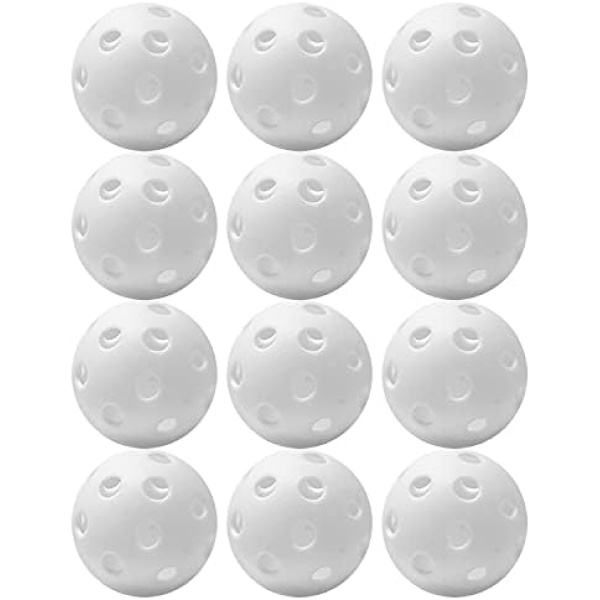 Franklin Sports Indestruct-A-Ball Plastic Batting Practice Baseballs, Softballs