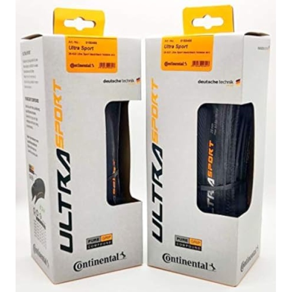 Continental Ultra Sport III 700x28 Black/Black Folding PureGrip
