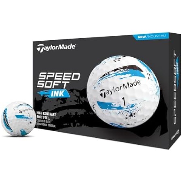 TaylorMade Golf Speed Soft Ink Golf Balls