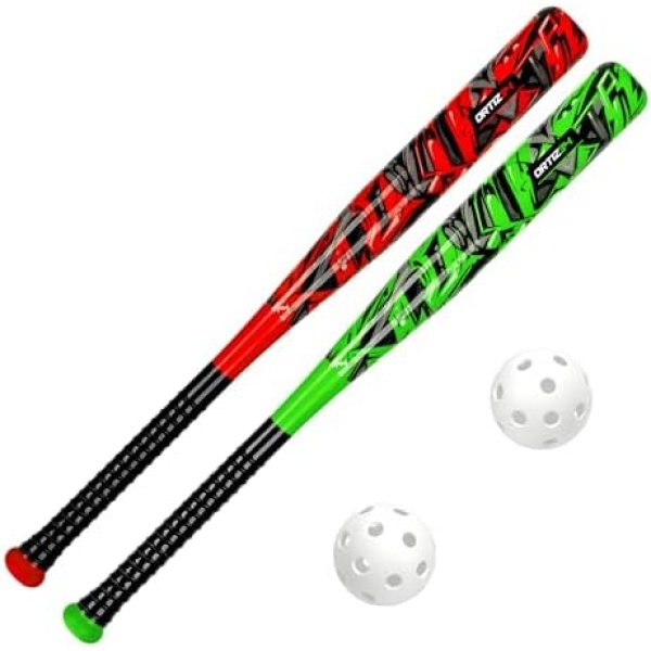 Bat & Ball Set - Graffiti Plastic Bat & Ball Homerun Set- David Ortiz Backyard