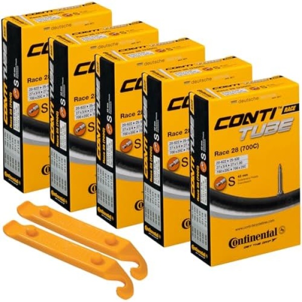 Continental Bicycle Tubes Race 28 700x20-25 S42 Presta Valve 42mm Bike Tube