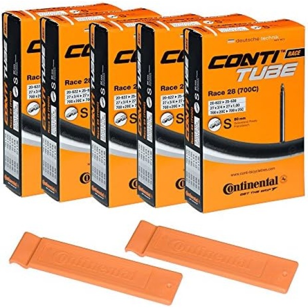Continental Bicycle Tubes Race 28 700x20-25 S80 Presta Valve 80mm Bike Tube
